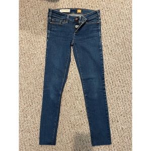 Anthropologie Pilcro Skinny Jeans with raw hem